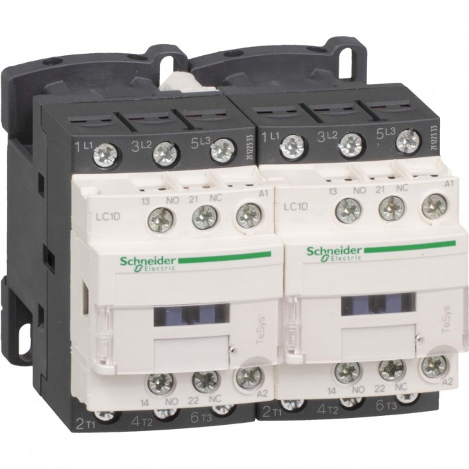 Контактор реверсивный SCHNEIDER ELECTRIC TESYS 3Р,25A,НО+НЗ,24V DС LC2D25BD