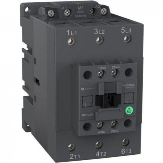 Контактор SCHNEIDER ELECTRIC MC1D 3п 80А кат. 220В AC 1НО+1НЗ MC1D80M7