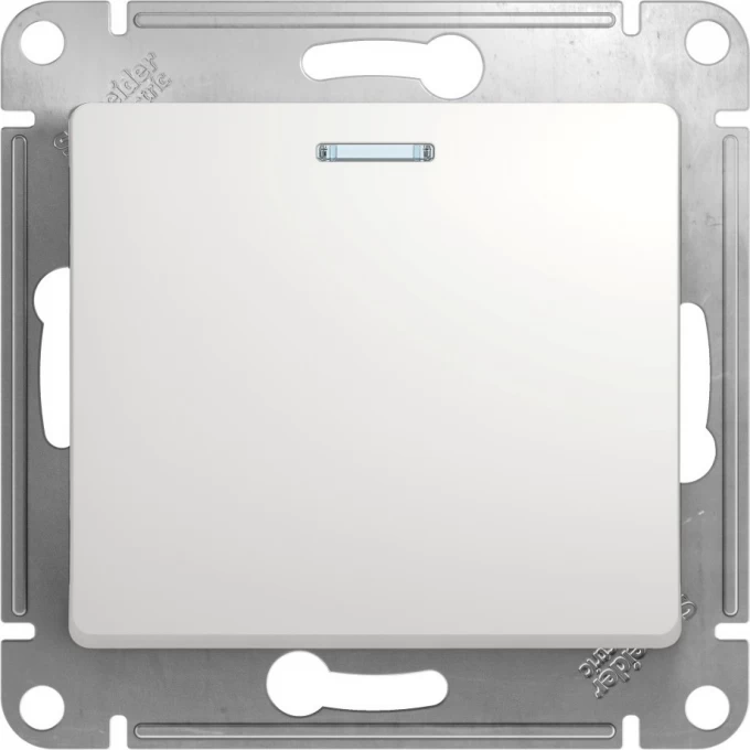 1-клавишный выключатель SCHNEIDER ELECTRIC GLOSSA с подсветкой, сх.1а, 10АХ, механизм, БЕЛЫЙ GSL000113 1-клавишный выключатель SCHNEIDER ELECTRIC GLOSSA с подсветкой, сх.1а, 10АХ, механизм, БЕЛЫЙ GSL000113
