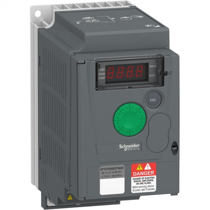 Преобразователь частоты SCHNEIDER ELECTRIC ALTIVAR 310 0,37кВт 380В 3ф ATV310H037N4E