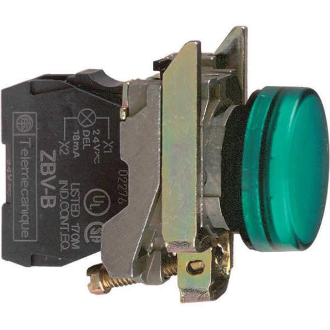 Сигнальная лампа SCHNEIDER ELECTRIC HARMONY XB4 22ММ 24В зеленая XB4BVB3 Сигнальная лампа SCHNEIDER ELECTRIC HARMONY XB4 22ММ 24В зеленая XB4BVB3
