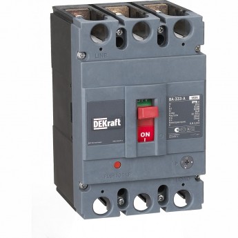 Силовой автоматический выключатель SCHNEIDER ELECTRIC DEKRAFT 3P 160А c Ir=128А-160А 50кА ВА-333