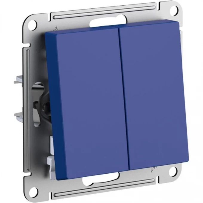Переключатель 2-клавишный SCHNEIDER ELECTRIC ATLASDESIGN (сх.6/2) 10AX механизм, аквамарин ATN001165 Переключатель 2-клавишный SCHNEIDER ELECTRIC ATLASDESIGN (сх.6/2) 10AX механизм, аквамарин ATN001165