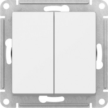 Переключатель перекрестный 2-клавишный SCHNEIDER ELECTRIC ATLASDESIGN 2хсх.7 10АХ механизм, лотос