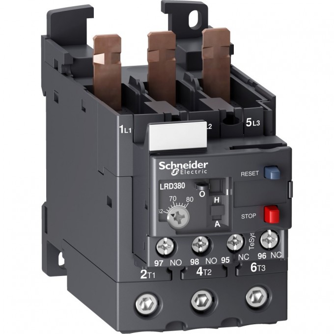 Реле перегрузки тепловое SCHNEIDER ELECTRIC MRE F25 0.4-0.63А класс10 SE MRE25P63