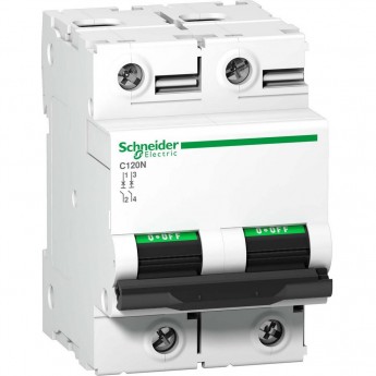 Автоматический выключатель SCHNEIDER ELECTRIC ACTI 9 C120N 2П 100A C