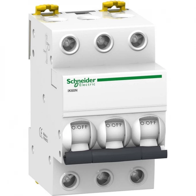 Автоматический выключатель SCHNEIDER ELECTRIC ACTI 9 iK60 3П 50A C A9K24350 Автоматический выключатель SCHNEIDER ELECTRIC ACTI 9 iK60 3П 50A C A9K24350