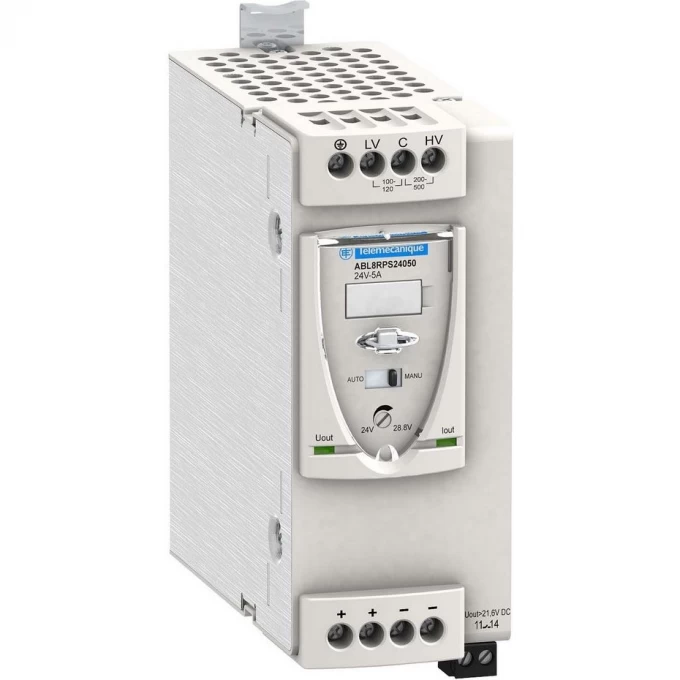 Блок питания универсальный SCHNEIDER ELECTRIC MODICON 1-фазный 24В 5A ABL8RPS24050 Блок питания универсальный SCHNEIDER ELECTRIC MODICON 1-фазный 24В 5A ABL8RPS24050