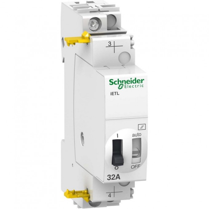 Блок расширения SCHNEIDER ELECTRIC ACTI9 iETL 32A 1НО 230В АС 50-60ГЦ 110В A9C32836