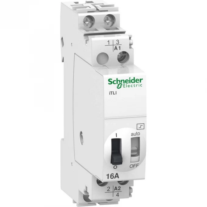 Импульсное реле SCHNEIDER ELECTRIC ACTI 9 iTLI 16A 1НО 1НЗ 230В АС 50-60ГЦ 1 A9C30815 Импульсное реле SCHNEIDER ELECTRIC ACTI 9 iTLI 16A 1НО 1НЗ 230В АС 50-60ГЦ 1 A9C30815