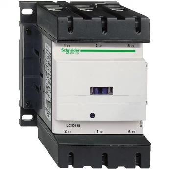 Контактор SCHNEIDER ELECTRIC TESYS 3P,115A,НО+НЗ,24V-, ограничитель