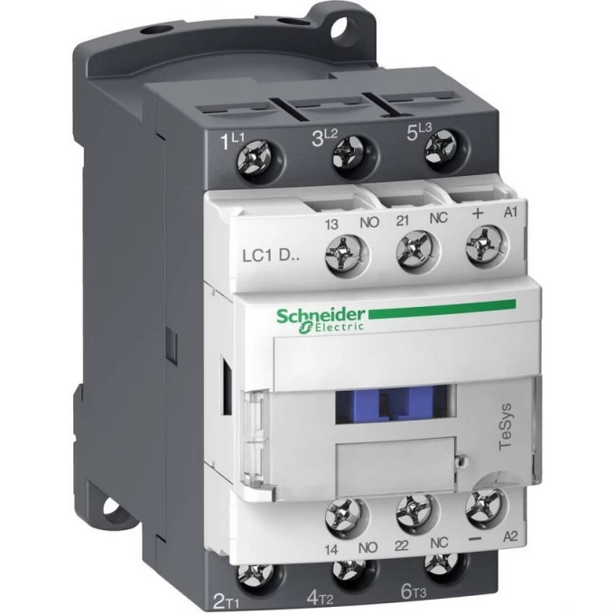 Контактор SCHNEIDER ELECTRIC TESYS 3P,32A,НО+НЗ,24V-,2.4ВТ, расширенный LC1D32BL Контактор SCHNEIDER ELECTRIC TESYS 3P,32A,НО+НЗ,24V-,2.4ВТ, расширенный LC1D32BL