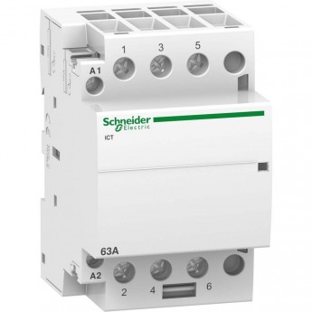 Модульный контактор SCHNEIDER ELECTRIC ACTI9 iCT63A 3НО 220/240В АС 50ГЦ