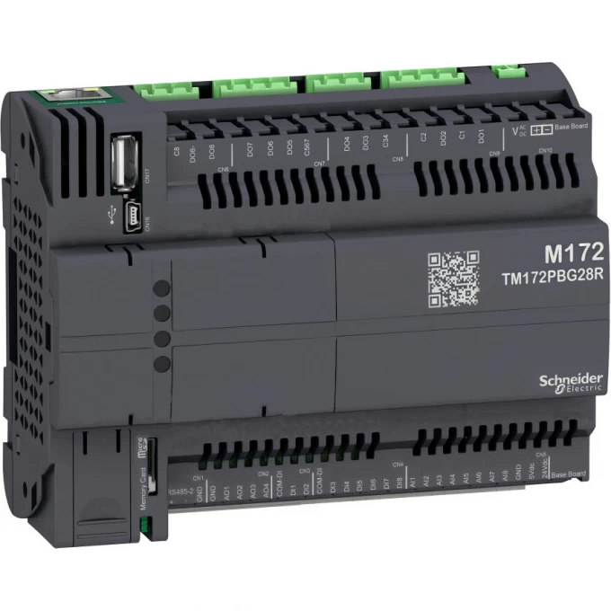 Программируемый контроллер SCHNEIDER ELECTRIC MODICON М172,без дисплея, 28 I/O, Eth, 2 MB TM172PBG28R Программируемый контроллер SCHNEIDER ELECTRIC MODICON М172,без дисплея, 28 I/O, Eth, 2 MB TM172PBG28R