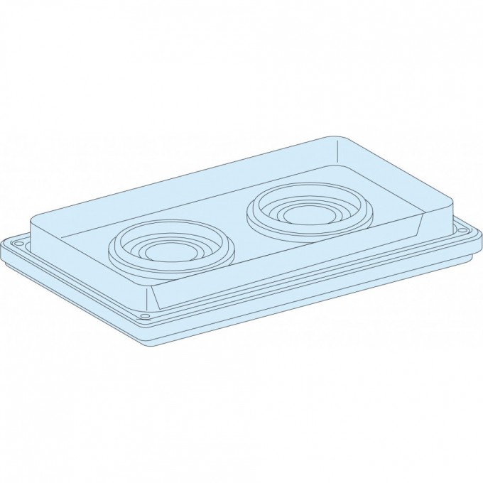 Сальниковая панель SCHNEIDER ELECTRIC PRISMA с 2 отверстиями диаметром 33 - 72 ММ, IP55 08899