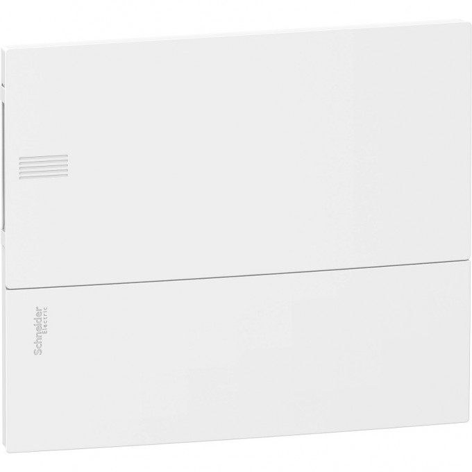 Щит встраиваемый SCHNEIDER ELECTRIC MINI PRAGMA с белой дверцей 1РЯД/12МОД,IP40,IK07,63А,2 клеммы,Италия MIP22112