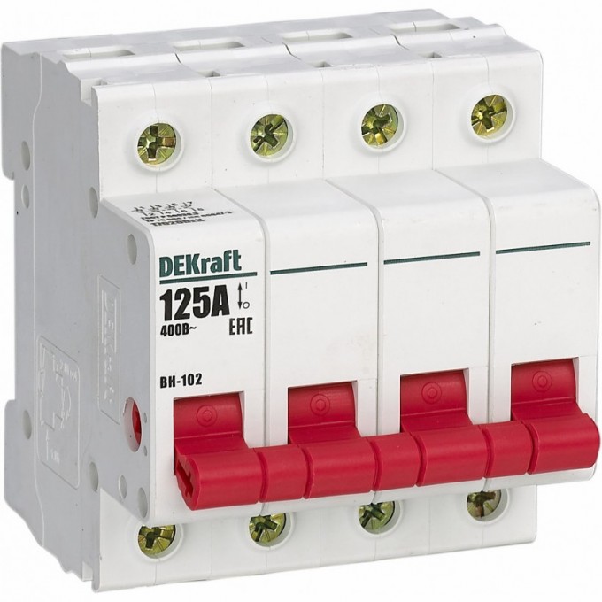 Выключатель-разъединитель SCHNEIDER ELECTRIC DEKRAFT 4Р 40А ВН-102 17028DEK