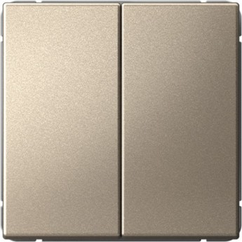 Выключатель 2-клавишный SCHNEIDER ELECTRIC ARTGALLERY GAL000551 (сх. 5) 10AX механизм, шампань